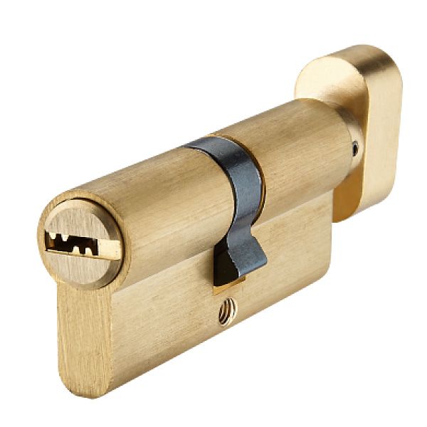 Евроцилиндр Linde L6P35/35T SB матовая латунь