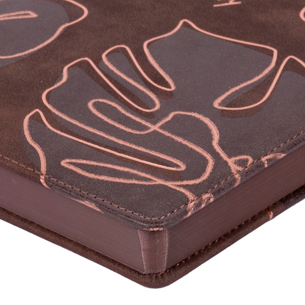 Щоденник недатований коричневий YES Calmness A6 2022