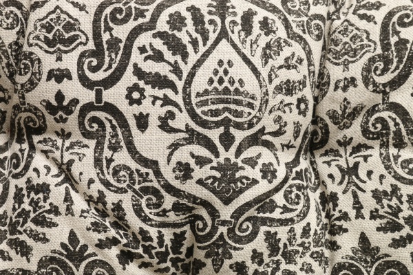 Подушка на стул PERLA Вензель графит 40x40 см La Nuit