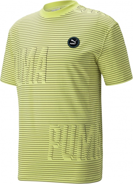 Футболка Puma SWxP AOP Tee 53362529 р.L жовтий