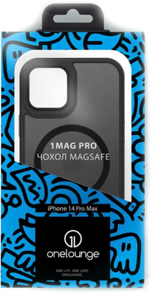 Чохол oneLounge 1Mag Pro MagSafe Black для iPhone 14 Pro Max