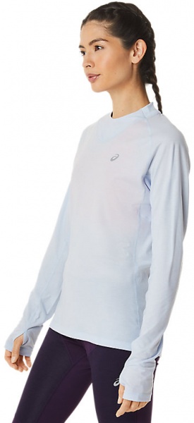 Футболка Asics WINTER RUN LS TOP 2012C387-400 р.XL голубой