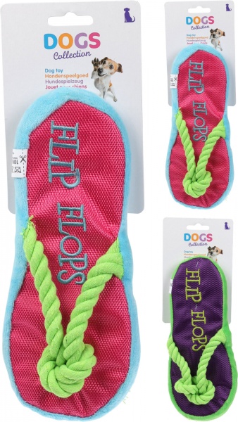 Игрушка для собак Тапок 23х10,5х6 см в ассортименте