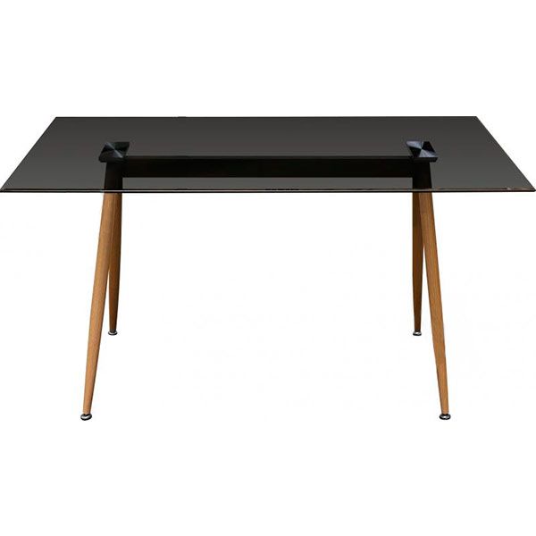 Стіл обідній Merlin black 140x80x75 см