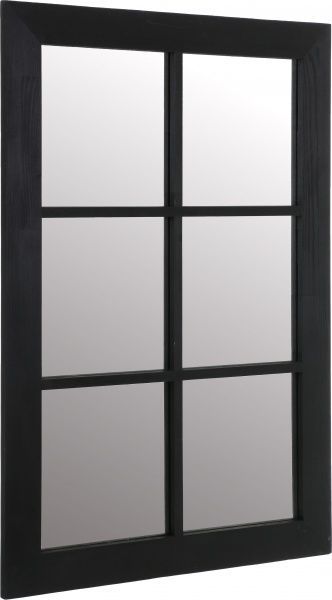 Зеркало Woodville Чикаго 70х100 см черное SS003188 