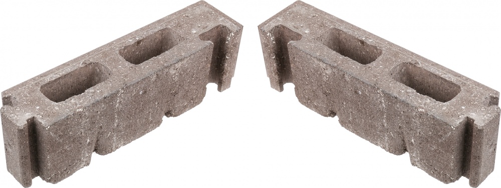 Элемент столба Кая 75x235x75 мм коричневый Моноліт-Брук