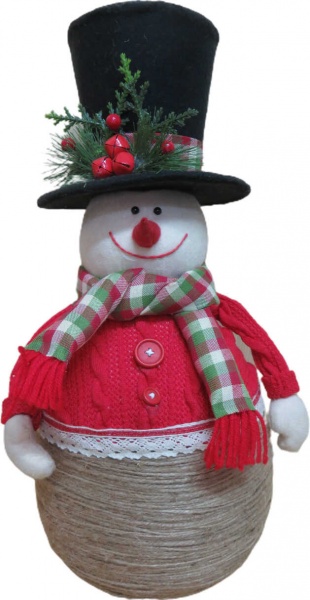 Декорация новогодняя New Star сніговик D6M2329 49 см 