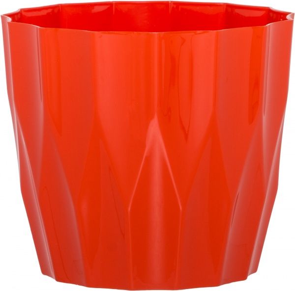 Горшок пластиковый Elsa Карат 190 круглый 3,6л оранжевый 