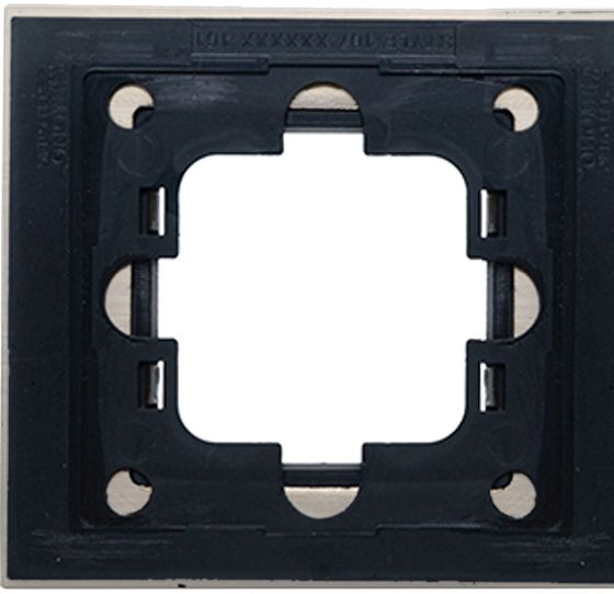 Рамка одномісна Mono Style Aluminium горизонтальна титан 107-830000-160