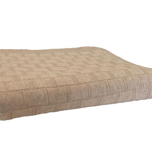 Плед Touch 90x130 см бежевый Прованс 