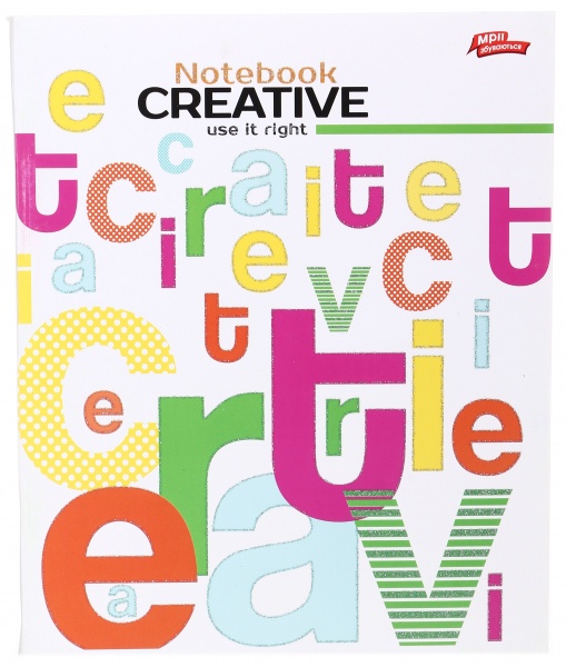 Зошит шкільний з глітером 96 аркушів у клітинку в асортименті Мрії збуваються