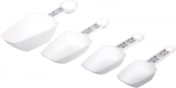 Набор мерных ложек 2 в 1 4 шт. HB4443BK Flamberg Smart Kitchen