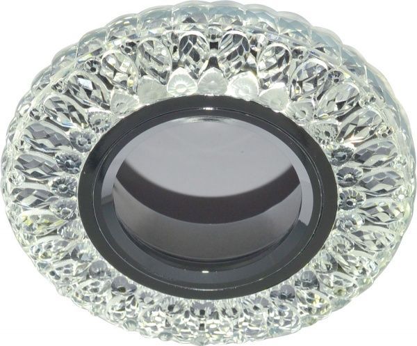 Светильник точечный Blitz BL 328S3 с LED-подсветкой 3 Вт 4000 K MR16 35 Вт G5.3 хром 