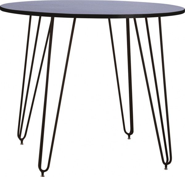 Стіл обідній Nowy Styl ALLER BLACK (18)-D900*750 (CH) 