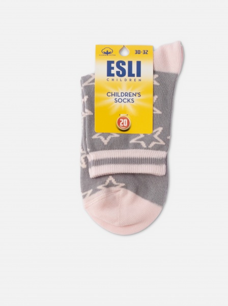 Шкарпетки унісекс Conte-Kids 21С-90СПЕ 659 р.20 сірий 