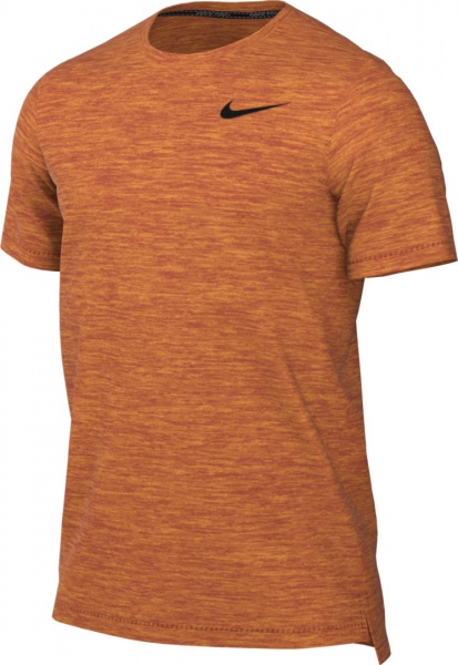 Футболка Nike M NP DF HPR DRY TOP SS CZ1181-886 р.XL оранжевый