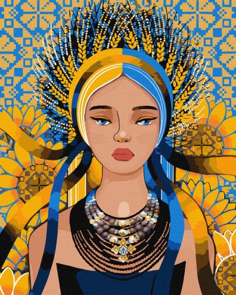 Картина по номерам Солнечная 40x50см Идейка 