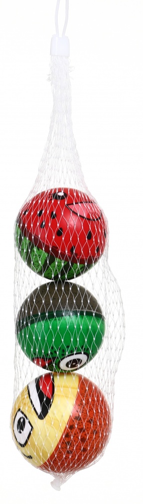 Набір м'ячів Baisidiwei еластичних 70 г 3 шт. в асортименті