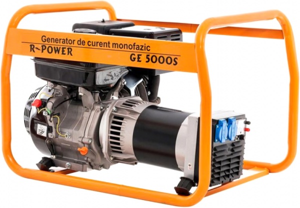 Генератор бензиновий Ruris R-power GE-5000 5 кВт/ 5 кВт 220 В 5000ge2018 — фото 1