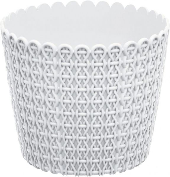 Горшок пластиковый Prosperplast Nitly круглый 3л белый (31100-449) 