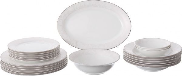 Сервіз столовий Soft Shine 23 предмети на 6 персон Fiora
