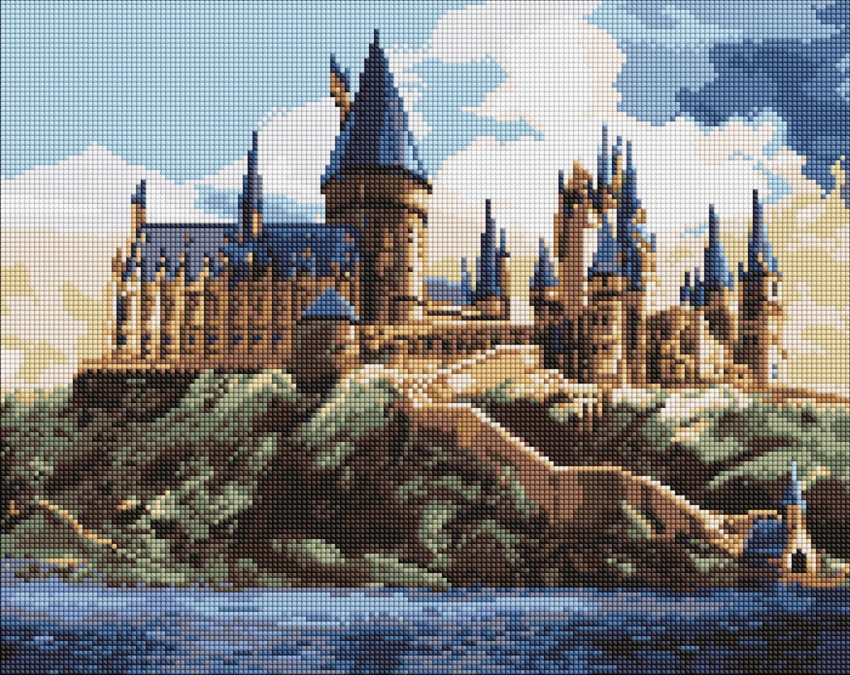 Алмазна мозаїка Harry Potter: Гоґвортс вдень ©Warner Bros. Ideyka — фото 1