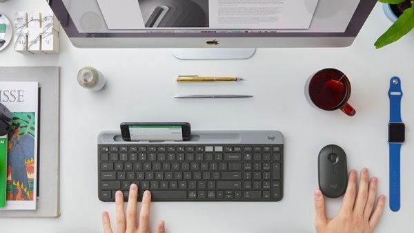 Клавіатура Logitech K580 Slim Multi-Device Wireless Graphite (920-009275) grey 