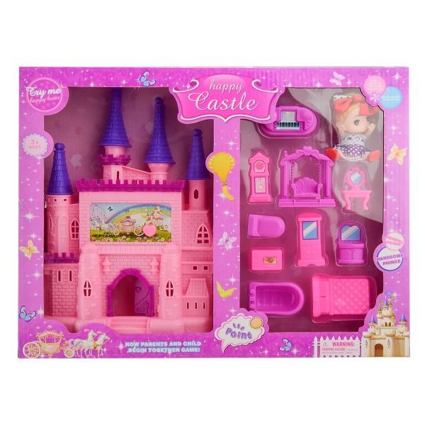 Игровой набор домик с куклой и аксессуарами 666-751X-1