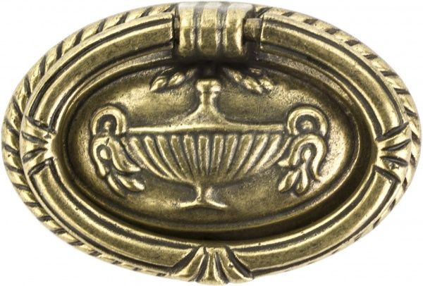 Меблева ручка 64 мм антична латунь REI 2000