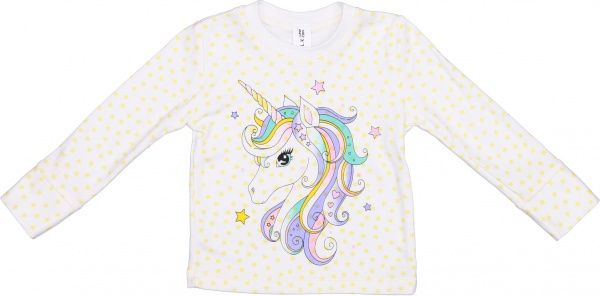 Пижама для девочек Luna Kids Желтая звездочка р.86 бежевый 