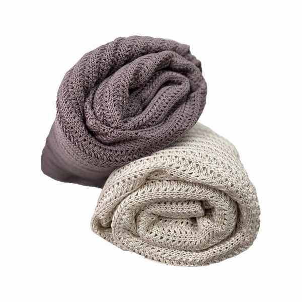 Плед Cotton Кофейный 130x170 см La Nuit 