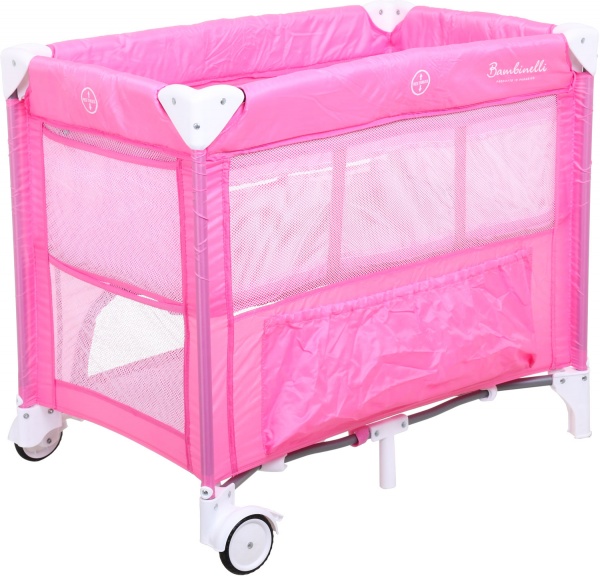 Манеж-ліжко Bambinelli 86x51x73 см T-708A pink №9
