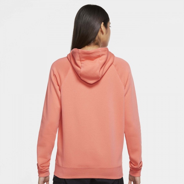 Джемпер Nike W NSW ESSNTL FLC FZ HOODIE BV4122-815 р. M помаранчевий