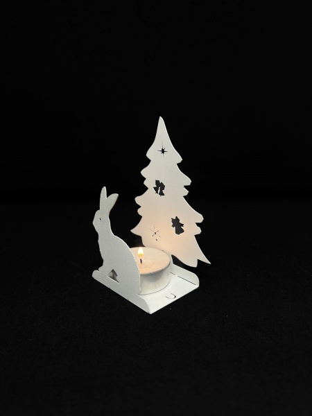 Подсвечник Новогодний зайчик SG-787