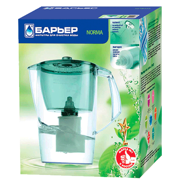 Фільтр-глечик BARRIER Норма малахіт