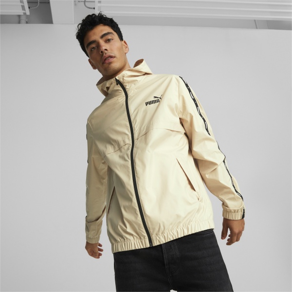 Ветровка Puma PUMA ESS+ Tape WINDBREAKER 84747788 р.L бежевый