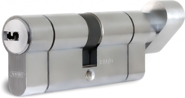 Циліндр Abus 35x45 ключ-вороток 80 мм матовий нікель D6 N