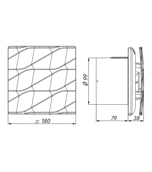 Витяжний вентилятор Blauberg Bavaria 100 S