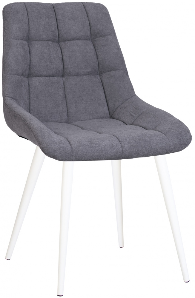 Стул Nowy Styl NICOLE HN WHITE (BOX-2) SQR (CH) SORO-93 серый / белый