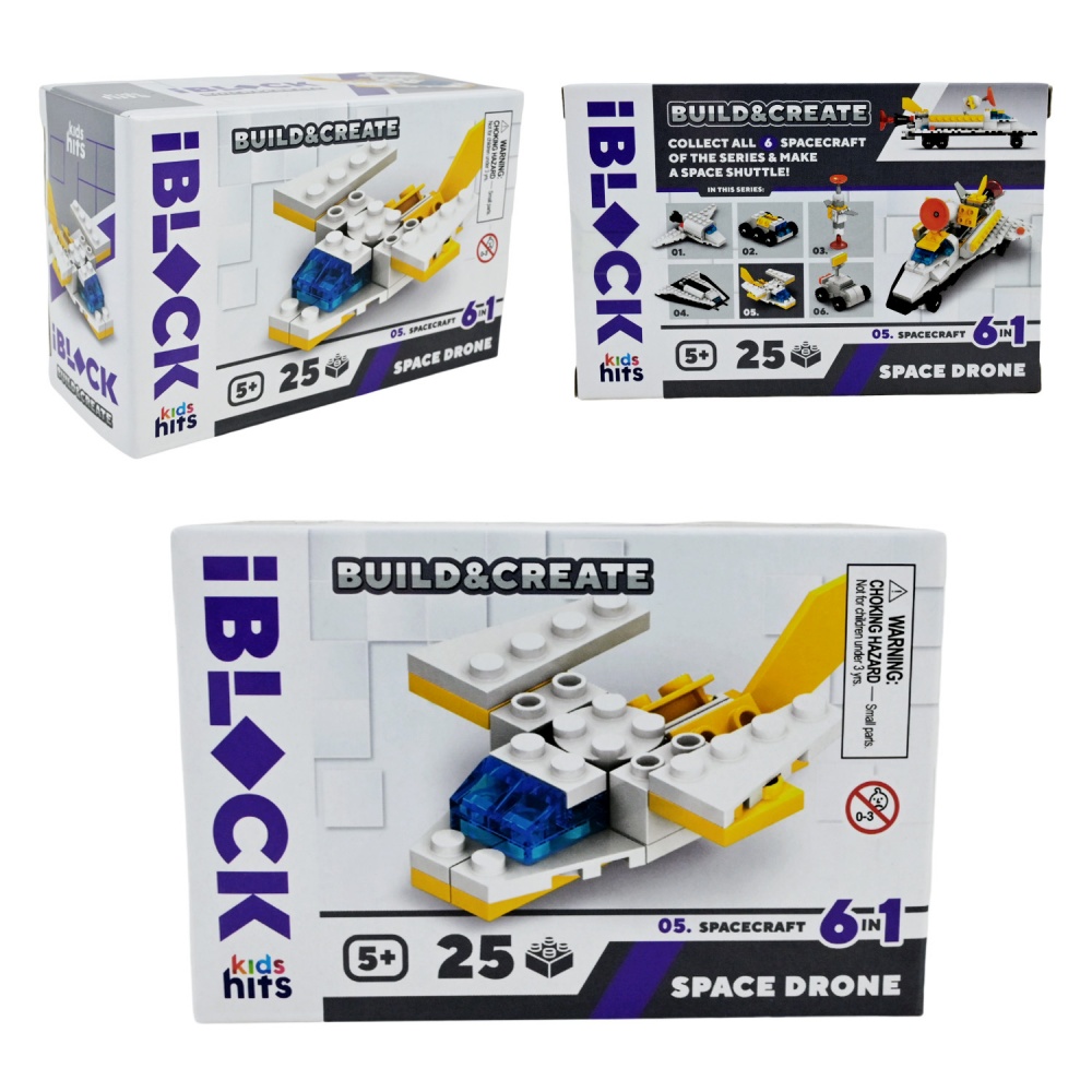 Конструктор Iblock Kids hits JUNIOR Космос (в ассортименте) KH51/003