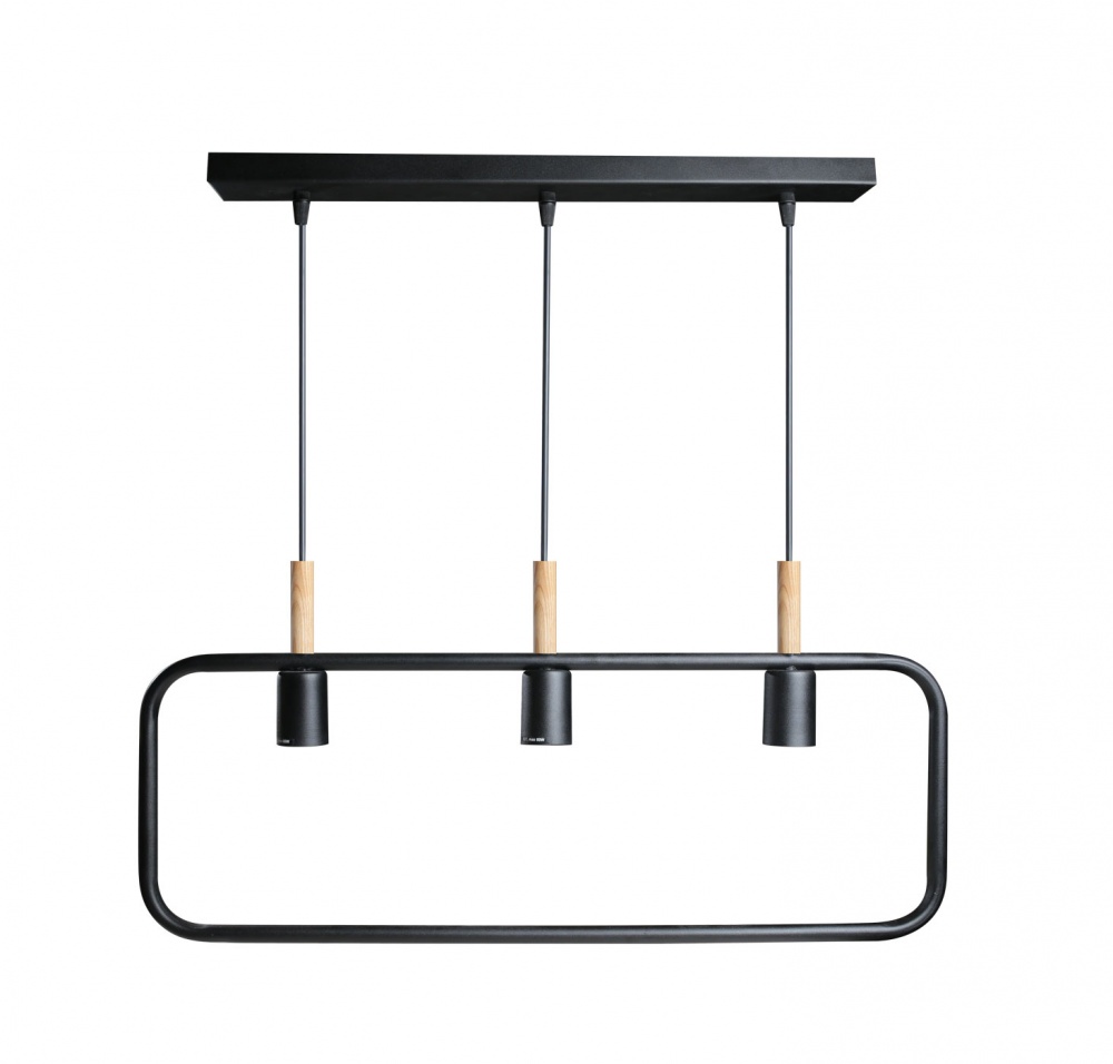 Светильник подвесной LIGHT SET OBERIH RL 700х250 мм 3x/E27 черный