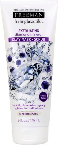 Маска для обличчя FREEMAN Feeling Beautiful мінеральна Діамант 175 мл