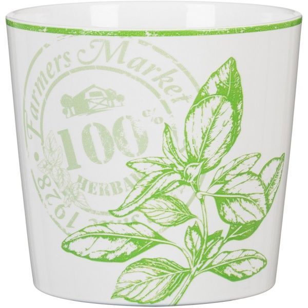 Кашпо керамічне Scheurich Herbs Delicious круглий 1,35л різнокольоровий 