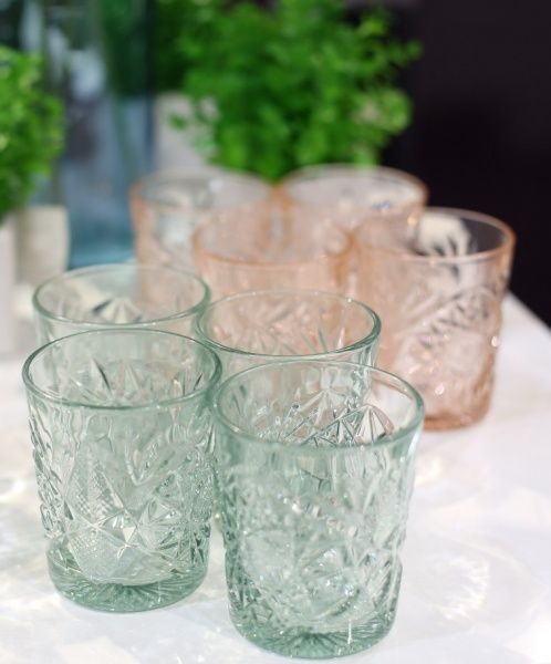 Стакан для виски Hobstar 700330 розовый 350 мл 1 шт. Libbey 