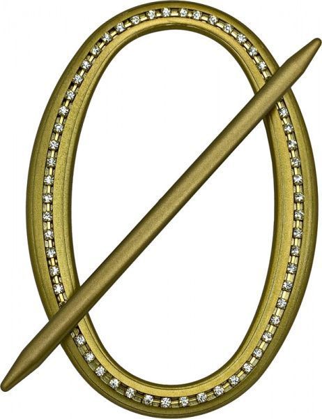 Декор Овал Элит 180х125 мм антик светлый D0003-5 MISLT