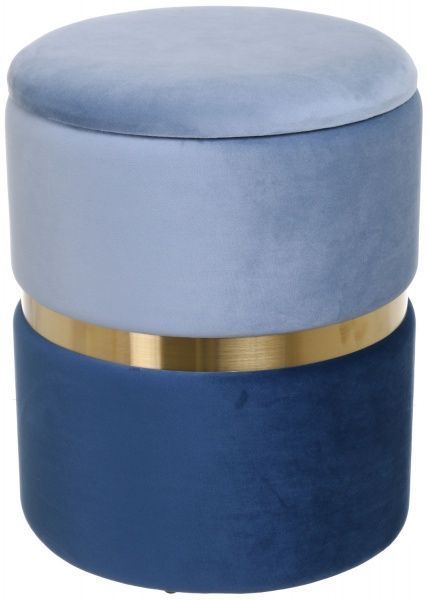 Скриня-пуф Bernard 36х36х44 см блакитний 