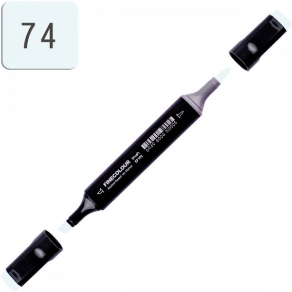 Маркер спиртовой FINECOLOUR EF102-74N холодный оттенок голубого 