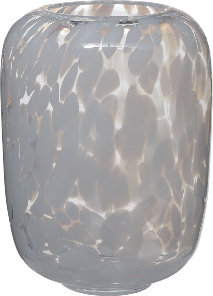 Ваза белая Лео 26 см Wrzesniak Glassworks