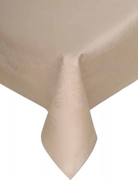 Скатерть Kristal Rose 140x260 см бежевый TTT 
