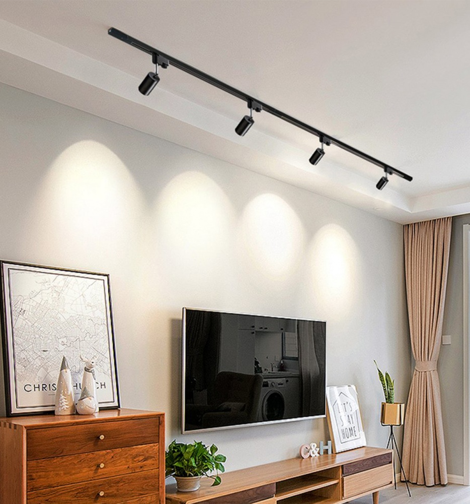 Светильник Eurolamp 30 Вт черный LHT-LED-GU10(black)